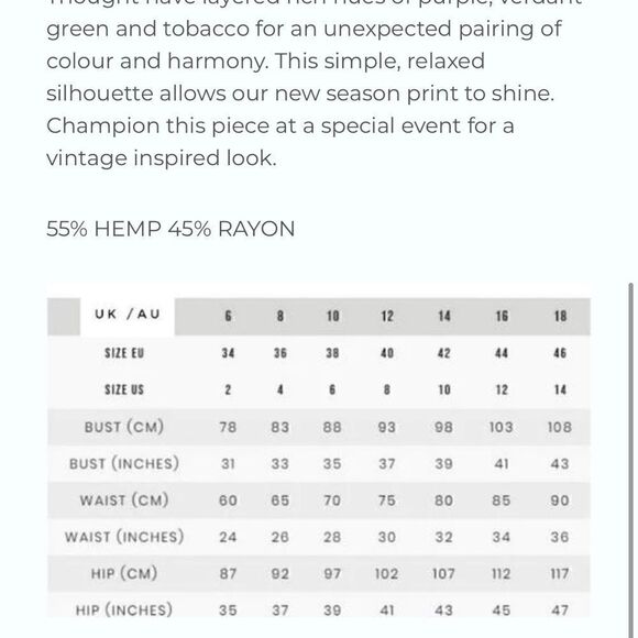 Thought Hakonia Hemp Dress NWT - Picture 5 of 5